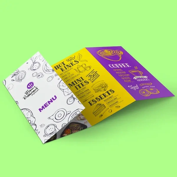 Creased Menu